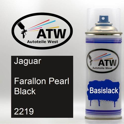 Jaguar, Farallon Pearl Black, 2219: 400ml Sprühdose, von ATW Autoteile West.
